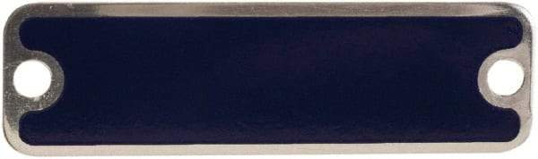 Schneider Electric - Aluminum Legend Plate - Blank - Blue Background, 1.22 Inch Hole Diameter - Benchmark Tooling