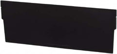 LEWISBins+ - 7.1" Wide x 3-1/2" High, Black Bin Divider - Use with LEWISBins+ - SB128-4, SB188-4, SB248-4 - Benchmark Tooling