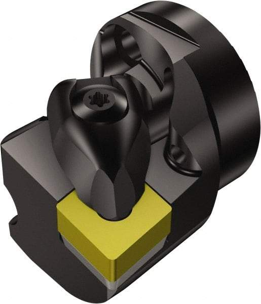 Sandvik Coromant - Right Hand Cut, Size 40, CNMG 120408 Insert Compatiblity, Internal Modular Turning & Profiling Cutting Unit Head - 27mm Ctr to Cutting Edge, 38mm Head Length, Through Coolant, Series T-Max P - Benchmark Tooling