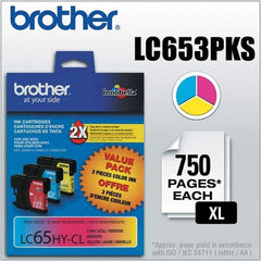 Brother - Cyan, Magenta & Yellow Ink Cartridge - Use with Brother MFC-5890CN, 5895CW, 6490CW, 6890CDW - Benchmark Tooling