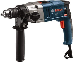 Bosch - 120 Volt 1/2" Keyed Chuck Electric Hammer Drill - 0 to 50,000 BPM, 0 to 1,200 RPM - Benchmark Tooling