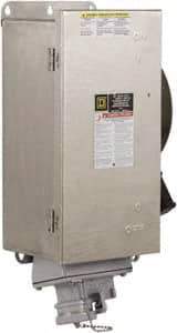 Square D - 30 Amp, 600 VAC, 3 Pole Fused Safety Switch - NEMA 12, 3, 3R, 4, 4X & 5, 7.5 hp at 480 VAC (Single Phase), 20 hp at 600 VAC (Triple Phase), 3P Contact Form - Benchmark Tooling