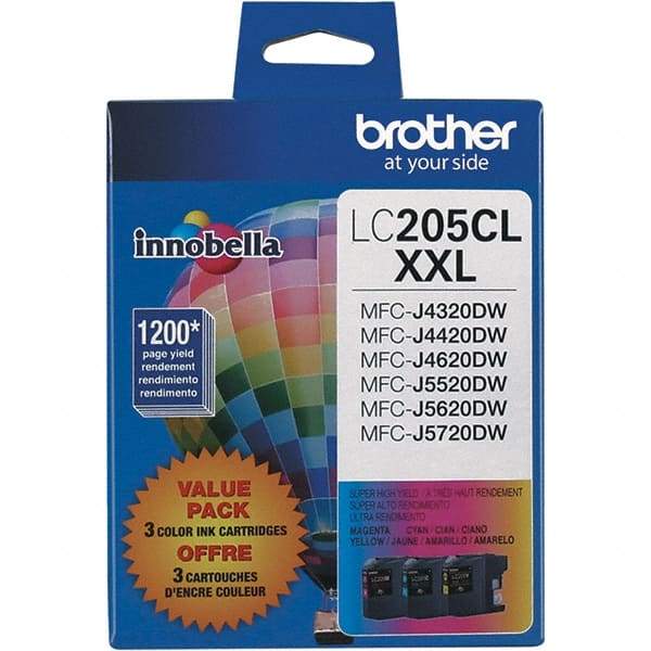 Brother - Cyan, Magenta & Yellow Ink Cartridge - Use with Brother MFC-J4320DW, J4420DW, J4620DW, J5520DW, J5620DW, J5720DW - Benchmark Tooling