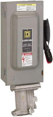 Square D - 60 Amp, 600 VAC, 3 Pole Nonfused Safety Switch - NEMA 1, 30 hp at 600 VAC (Single Phase), 60 hp at 600 VAC (Triple Phase) - Benchmark Tooling