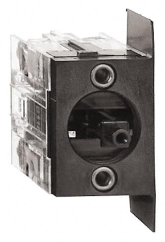 Schneider Electric - 2NO/NC, 3 Amp, Electrical Switch Contact Block - 240 VAC, Screw Terminal, For Use with XACB, XACM - Benchmark Tooling