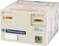 Schneider Electric - 3,750 VA Power Rating, Electromechanical Plug-in General Purpose Relay - 15 Amp at 250 VAC & 28 VDC, 4CO, 24 VDC - Benchmark Tooling