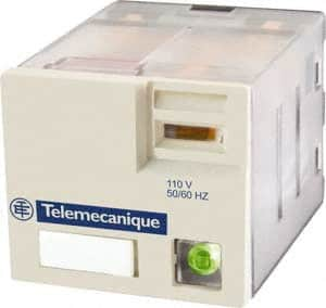 Schneider Electric - 3,750 VA Power Rating, Electromechanical Plug-in General Purpose Relay - 15 Amp at 250 VAC & 28 VDC, 3CO, 120 VAC - Benchmark Tooling