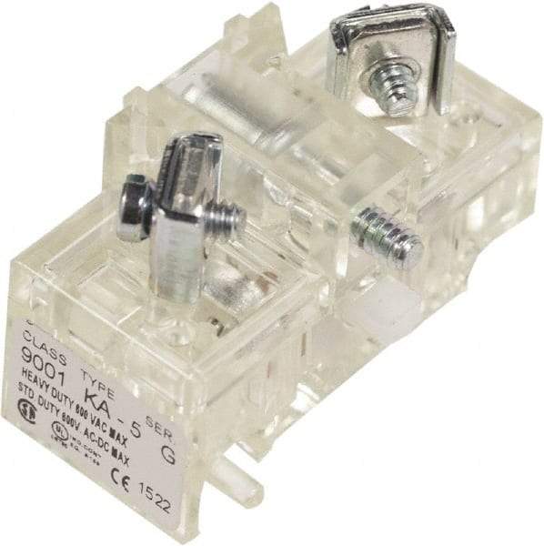 Schneider Electric - NC, 10 Amp, Electrical Switch Contact Block - 600 Volt, Screw and Solder Terminal, 1.18 Inch Hole, 30mm Hole - Benchmark Tooling