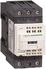 Schneider Electric - 3 Pole, 115 Coil VAC at 50/60 Hz, 40 Amp at 440 VAC, Nonreversible IEC Contactor - CCC, CSA, CSA C22.2 No. 14, EN/IEC 60947-4-1, EN/IEC 60947-5-1, GOST, RoHS Compliant, UL 508, UL Listed - Benchmark Tooling