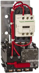 Schneider Electric - 120 Coil VAC, 27 Amp, NEMA Size 1, Nonreversible Open Enclosure NEMA Motor Starter - 3 Phase hp: 10 at 460 VAC, 10 at 575 VAC, 7-1/2 at 200 VAC, 7-1/2 at 230 VAC - Benchmark Tooling