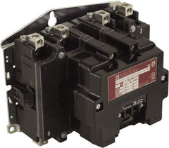 Square D - No Enclosure, 4 Pole, Electrically Held Lighting Contactor - 100 A (Tungsten), 220 VAC at 50 Hz, 240 VAC at 60 Hz - Benchmark Tooling