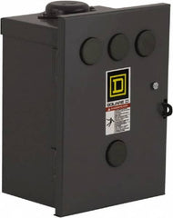 Square D - 3R NEMA Rated, 2 Pole, Electrically Held Lighting Contactor - 100 A (Tungsten), 110 VAC at 50 Hz, 120 VAC at 60 Hz - Benchmark Tooling
