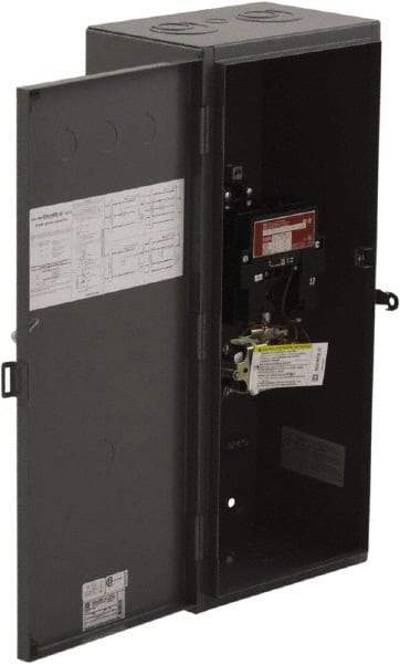 Square D - 1 NEMA Rated, 3 Pole, Mechanically Held Lighting Contactor - 100 A (Tungsten), 110 VAC at 50 Hz, 120 VAC at 60 Hz - Benchmark Tooling