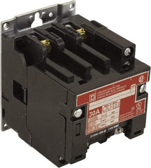 Square D - No Enclosure, 2 Pole, Electrically Held Lighting Contactor - 30 A (Tungsten), 208 VAC at 60 Hz - Benchmark Tooling