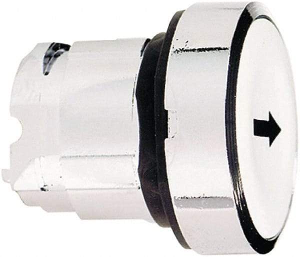 Schneider Electric - 22mm Mount Hole, Flush, Pushbutton Switch Only - Round, White Pushbutton, Nonilluminated, Momentary (MO) - Benchmark Tooling