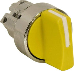 Schneider Electric - 22mm Mount Hole, 2 Position, Handle Operated, Selector Switch - Yellow, Maintained (MA), Nonilluminated, Shock, Vibration and Water Resistant - Benchmark Tooling