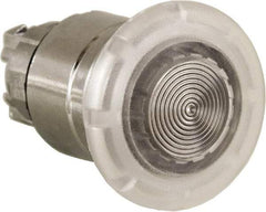 Schneider Electric - 22mm Mount Hole, Extended Mushroom Head, Pushbutton Switch Only - Round, White Pushbutton, Nonilluminated, Momentary (MO) - Benchmark Tooling