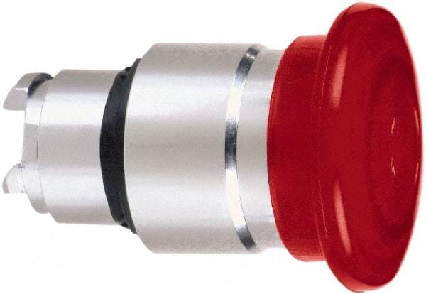 Schneider Electric - 22mm Mount Hole, Extended Mushroom Head, Pushbutton Switch Only - Round, Red Pushbutton, Nonilluminated, Momentary (MO) - Benchmark Tooling