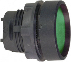 Schneider Electric - 22mm Mount Hole, Flush, Pushbutton Switch Only - Round, Green Pushbutton, Nonilluminated, Maintained (MA) - Benchmark Tooling