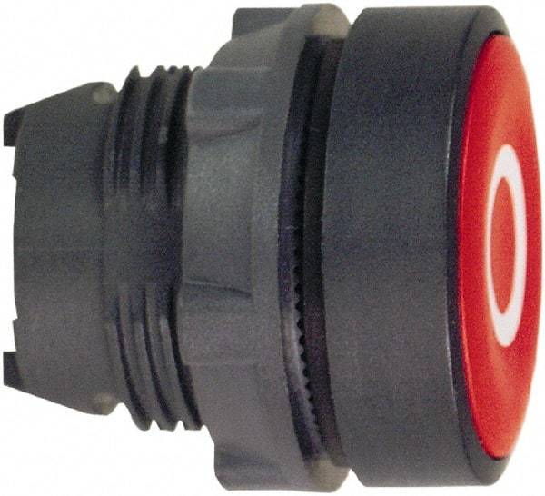 Schneider Electric - 22mm Mount Hole, Flush, Pushbutton Switch Only - Round, Red Pushbutton, Nonilluminated, Momentary (MO) - Benchmark Tooling