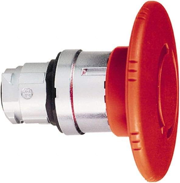 Schneider Electric - 22mm Mount Hole, Extended Mushroom Head, Pushbutton Switch Only - Round, Red Pushbutton, Maintained (MA), Momentary (MO) - Benchmark Tooling