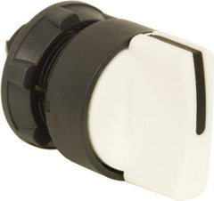 Schneider Electric - 22mm Mount Hole, 3 Position, Handle Operated, Selector Switch Only - White, Maintained (MA), Nonilluminated, Shock, Vibration and Water Resistant - Benchmark Tooling