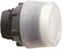 Schneider Electric - 22mm Mount Hole, Extended Straight, Pushbutton Switch Only - Round, White Pushbutton, Nonilluminated, Momentary (MO) - Benchmark Tooling