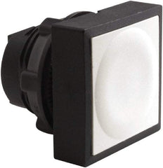 Schneider Electric - 22mm Mount Hole, Flush, Pushbutton Switch Only - Square, White Pushbutton, Nonilluminated, Momentary (MO) - Benchmark Tooling