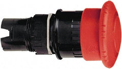 Schneider Electric - 16mm Mount Hole, Extended Mushroom Head, Pushbutton Switch Only - Round, Red Pushbutton, Maintained (MA), Momentary (MO), Vibration Resistant - Benchmark Tooling