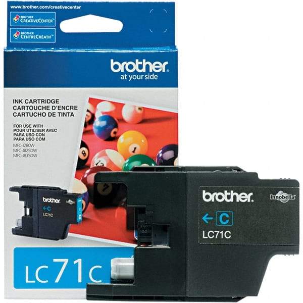 Brother - Cyan Ink Cartridge - Use with Brother MFC-J280W, J425W, J430W, J435W, J625DW, J825DW, J835DW - Benchmark Tooling