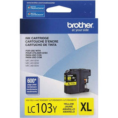Brother - Yellow Ink Cartridge - Use with Brother DCP-J152W, MFC-J245, J285DW, J4310DW, J4410DW, J450DW, J4510DW, J4610DW, J470DW, J4710DW, J475DW, J650DW, J6520DW, J6720DW, J6920DW, J870DW, J875DW - Benchmark Tooling