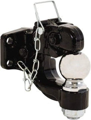 Buyers Products - 16,000 Lb Capacity, 6.86" Long, 2-5/16" Shank, Pintle Hook Hitch Drawbar with Ball - Vehicle Class Unrated, 9/16" Ball Hole Diam, 2-5/16" Ball Diam - Benchmark Tooling