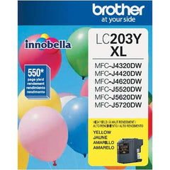 Brother - Yellow Ink Cartridge - Use with Brother MFC-J460DW, J480DW, J485DW, J680DW, J880DW, J885DW, J4320DW, J4420DW, J4620DW, J5520DW, J5620DW, J5720DW - Benchmark Tooling