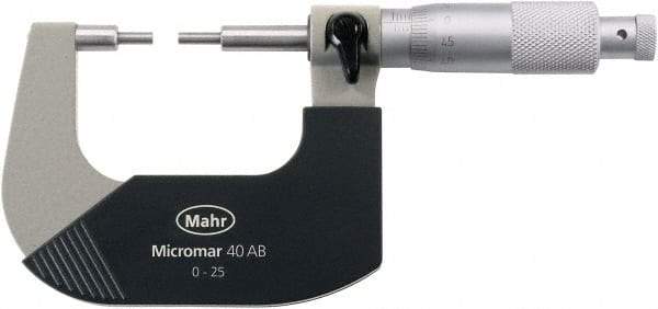 Mahr - Spline Micrometers Operation Type: Mechanical Minimum Measurement (Decimal Inch): 0.0000 - Benchmark Tooling