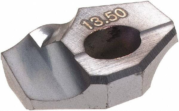 Hertel - Series HMD, 13.5mm Diam Grade HC225MD 140° Replaceable Drill Tip - Carbide, TiCN Finish - Benchmark Tooling