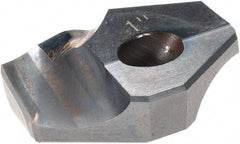Hertel - Series HMD, 1" Diam Grade HC225MD 140° Replaceable Drill Tip - Carbide, TiCN Finish - Benchmark Tooling