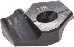 Hertel - Series HMD, 7/8" Diam Grade HC125MD 140° Replaceable Drill Tip - Carbide, TiAlN Finish - Benchmark Tooling