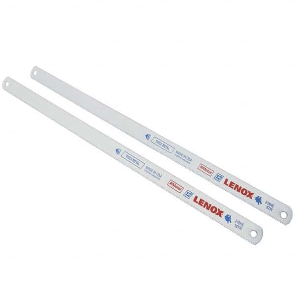 Lenox - Hand Hacksaw Blades Blade Material: Bi-Metal Blade Length (Inch): 12 - Benchmark Tooling