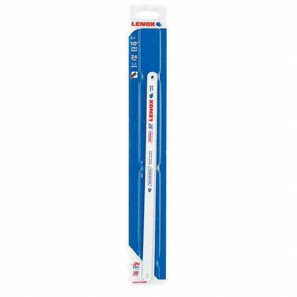 Lenox - Hand Hacksaw Blades Blade Material: Bi-Metal Blade Length (Inch): 10 - Benchmark Tooling