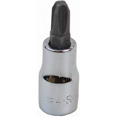 SK - Screwdriver & Drag Link Sockets - 3/8"DR #4 CHRM PHILLIPS SCRDRVR SCKT BIT - Benchmark Tooling