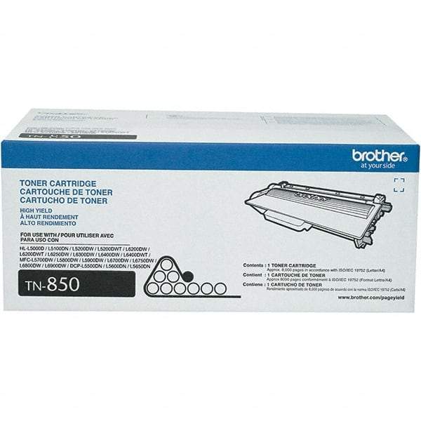 Brother - Black Toner Cartridge - Use with Brother DCP-L5500DN, L5600DN, L5650DN, HL-L5000D, L5100DN, L5200DW, L5200DWT, L6200DW, L6200DWT, L6250DW, L6300DW, L6400DW - Benchmark Tooling