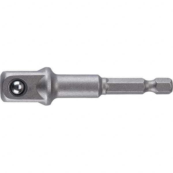 Irwin - Power & Impact Screwdriver Bits & Holders Bit Type: Socket Adapter Hex Size (Inch): 1/4 - Benchmark Tooling