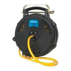 PRO-SOURCE - 50' Spring Retractable Hose Reel - 300 psi, Hose Included - Benchmark Tooling