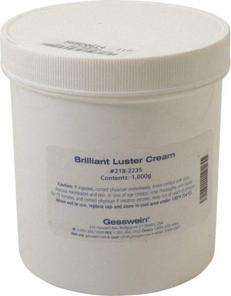 Made in USA - 1,000 g Polishing Compound - Use on Aluminum, Brass, Bronze, Chrome & Steel - Benchmark Tooling