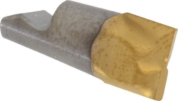 Seco - MM10 MD04 Grade T60M Carbide End Milling Tip Insert - TiAlN/TiN Finish, 2 Flutes, 3/8" Cutting Diam, 0.27" Depth of Cut, 0.334" Extension, 0.016" Cnr Rad - Benchmark Tooling