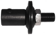 Value Collection - 2" Long x 1-1/4" Diam x 1/2-20 Thread Size Motor Arbor - 1/2" Max Wheel Width, Compatible with 3/8" Shaft Diam, 3/8" Hole Size - Benchmark Tooling