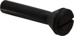 Value Collection - 1/4" Hole, Screw Lock Wheel Mandrel - 2" OAL, 1/4" Max Wheel Width, 3/8" Shank Diam - Benchmark Tooling