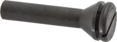 Value Collection - 3/8" Hole, Screw Lock Wheel Mandrel - 2" OAL, 1/4" Max Wheel Width, 3/8" Shank Diam - Benchmark Tooling