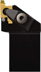 Seco - CE, External, Left Hand, 1/4" Max Depth of Cut, 0.174 to 1/4" Groove Width, Indexable Grooving Tool Holder - 20EAL, 20NR Insert Compatibility, 1-1/4" Shank Height, 1-1/4" Shank Width, 6" OAL - Benchmark Tooling