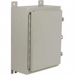 Wiegmann - NEMA 12 Steel Standard Enclosure with Hinged Cover - Benchmark Tooling